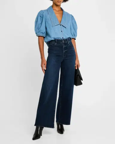 Frame Le Slim Palazzo Jeans | Thumbnail 2 Frame Le Slim Palazzo Jeans | Thumbnail 2