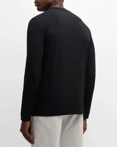 Giorgio Armani Men's Mr. Armani Solid T-Shirt | Thumbnail 3 Giorgio Armani Men's Mr. Armani Solid T-Shirt | Thumbnail 3