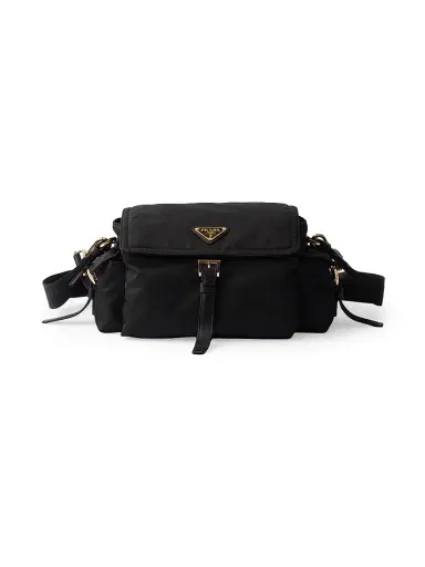 Prada Women's Medium Explore Re-Nylon Shoulder Bag - Black | Thumbnail 1 Prada Women's Medium Explore Re-Nylon Shoulder Bag - Black | Thumbnail 1