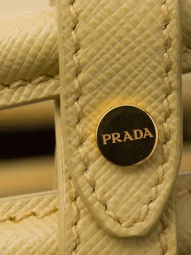 Prada Women's Galleria Saffiano Leather Top Handle Bag - Yellow | Thumbnail 5 Prada Women's Galleria Saffiano Leather Top Handle Bag - Yellow | Thumbnail 5