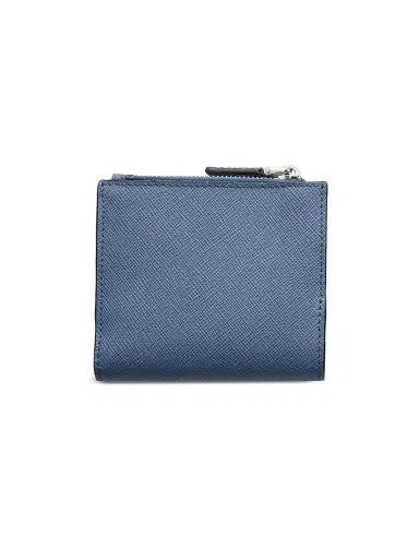 Prada Men's Saffiano Leather Wallet - Blue | Thumbnail 3 Prada Men's Saffiano Leather Wallet - Blue | Thumbnail 3
