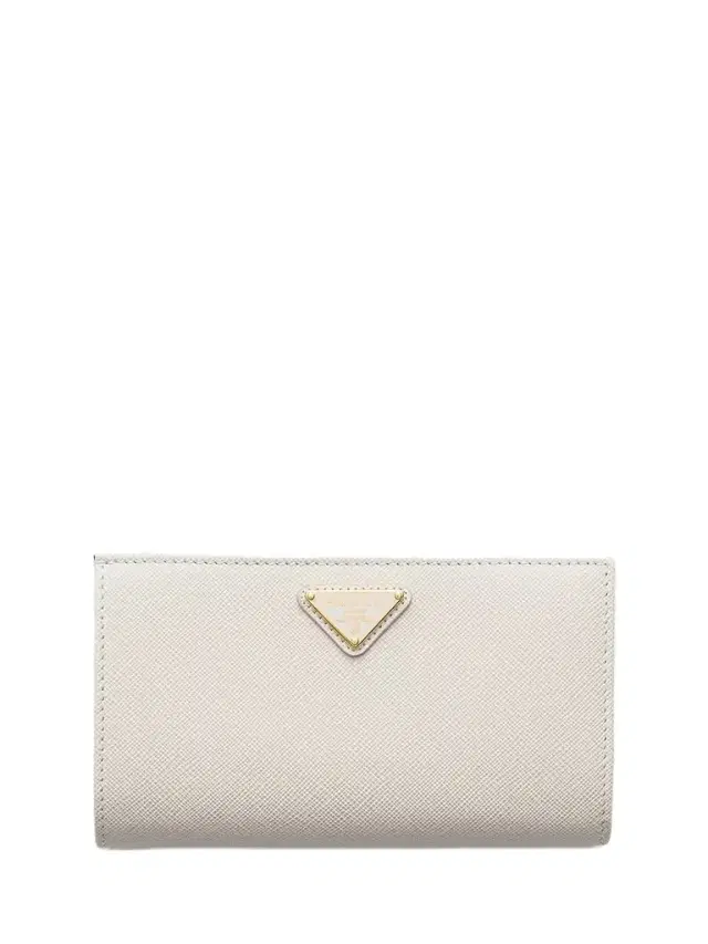 Prada Women's  Saffiano Leather Wallet - Beige Khaki