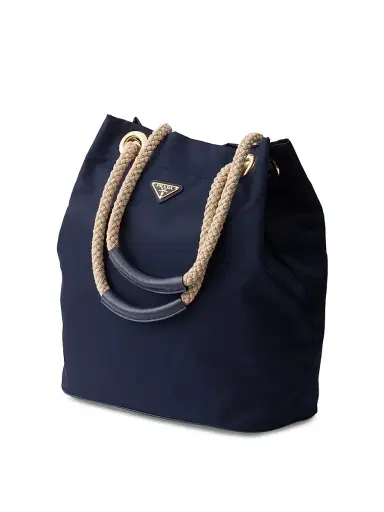 Prada Women's Mariner Large Re-Nylon Bucket Bag - Blue | Thumbnail 2 Prada Women's Mariner Large Re-Nylon Bucket Bag - Blue | Thumbnail 2