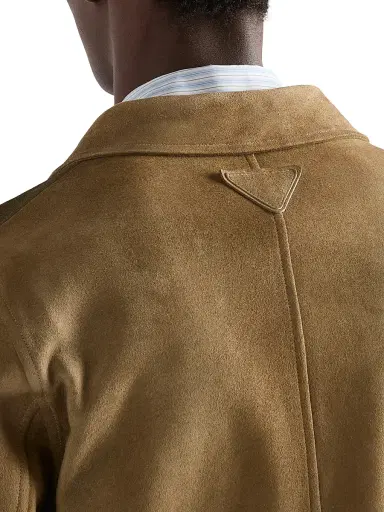 Prada Men's Suede Blouson Jacket - Green Brown - Size 42 | Thumbnail 5 Prada Men's Suede Blouson Jacket - Green Brown - Size 42 | Thumbnail 5