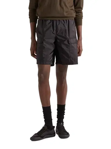 Prada Men's Re-Nylon Swim Trunks - Black - Size 38 | Thumbnail 2