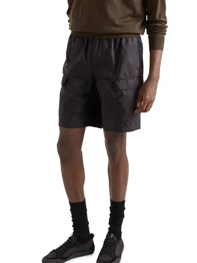 Prada Men's Re-Nylon Swim Trunks - Black - Size 38 | Thumbnail 3