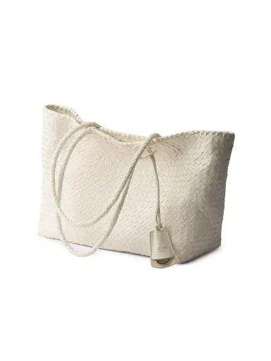 Prada Women's Large Leather Tote Bag - White | Thumbnail 4
