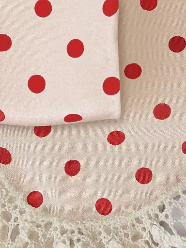 Prada Women's Polka Dot Marocain Scarf | Thumbnail 4