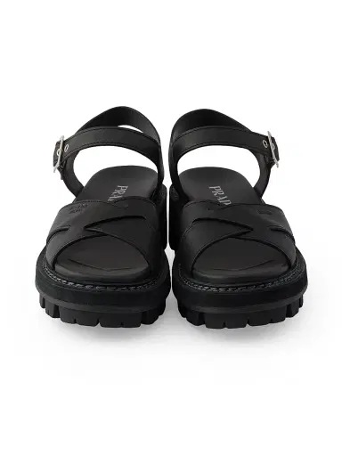 Prada Women's Leather Sandals | Thumbnail 2 Prada Women's Leather Sandals | Thumbnail 2