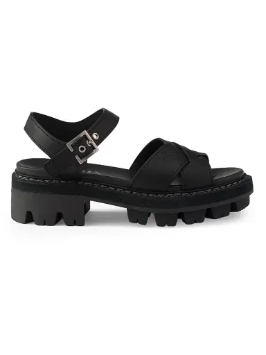 Prada Women's Leather Sandals | Thumbnail 1 Prada Women's Leather Sandals | Thumbnail 1