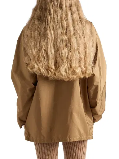 Prada Women's Lightweight Re-Nylon Blouson Jacket - Brown | Thumbnail 3 Prada Women's Lightweight Re-Nylon Blouson Jacket - Brown | Thumbnail 3