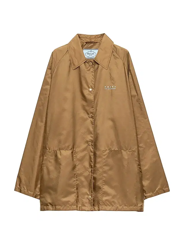 Women's Lightweight Re-Nylon Blouson Jacket - Brown Women's Lightweight Re-Nylon Blouson Jacket - Brown