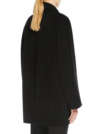 Max Mara Women's Short 101801 Icon Coat - Black - Size 12 | Thumbnail 3