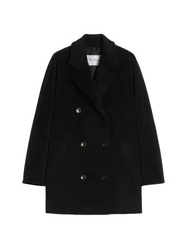 Max Mara Women's Short 101801 Icon Coat - Black - Size 12 | Thumbnail 1