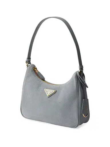 Prada Women's Re-Edition 2005 Nubuck and Saffiano Leather Shoulder Bag | Thumbnail 2