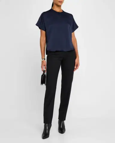 Simkhai Addy Short-Sleeve Knit T-Shirt | Thumbnail 2