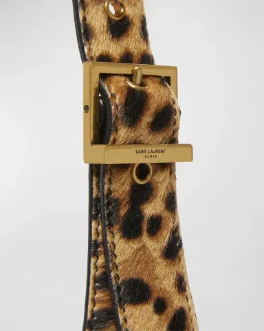 Saint Laurent Le 5 A 7 Small Hobo Bag in Leopard-Print Calf Hair | Thumbnail 5 Saint Laurent Le 5 A 7 Small Hobo Bag in Leopard-Print Calf Hair | Thumbnail 5
