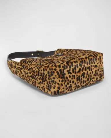 Saint Laurent Le 5 A 7 Small Hobo Bag in Leopard-Print Calf Hair | Thumbnail 7 Saint Laurent Le 5 A 7 Small Hobo Bag in Leopard-Print Calf Hair | Thumbnail 7