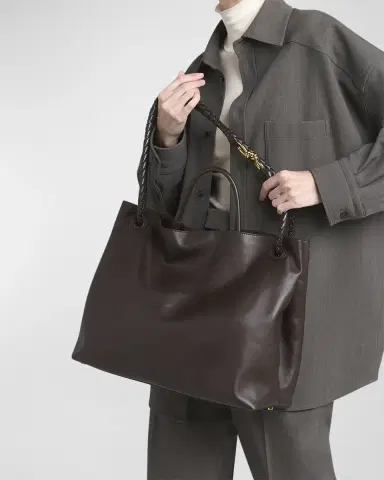 Bottega Veneta Andiamo Large Leather Tote Bag | Thumbnail 10 Bottega Veneta Andiamo Large Leather Tote Bag | Thumbnail 10