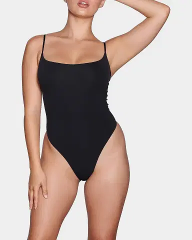 Skims Fits Everybody Cami Thong Bodysuit | Thumbnail 2 Skims Fits Everybody Cami Thong Bodysuit | Thumbnail 2