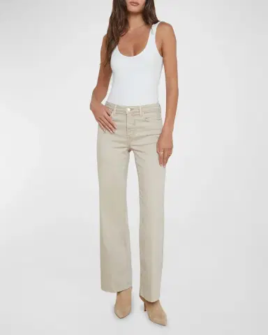L'Agence Scottie High-Rise Wide-Leg Jeans | Thumbnail 2