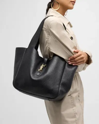 Saint Laurent Le 5 À 7 Bea YSL Tote Bag in Deer Leather | Thumbnail 4 Saint Laurent Le 5 À 7 Bea YSL Tote Bag in Deer Leather | Thumbnail 4