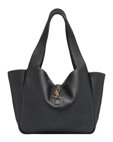 Saint Laurent Le 5 À 7 Bea YSL Tote Bag in Deer Leather | Thumbnail 1 Saint Laurent Le 5 À 7 Bea YSL Tote Bag in Deer Leather | Thumbnail 1