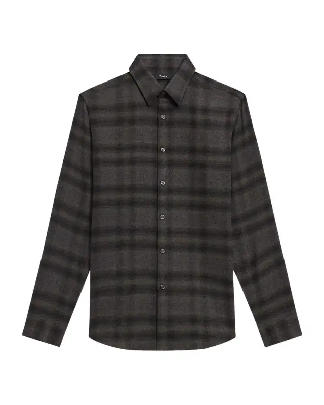 Theory Men 's Irving Soft Plaid Sport Shirt