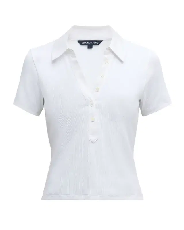 Veronica Beard Kearney Short-Sleeve Polo Top