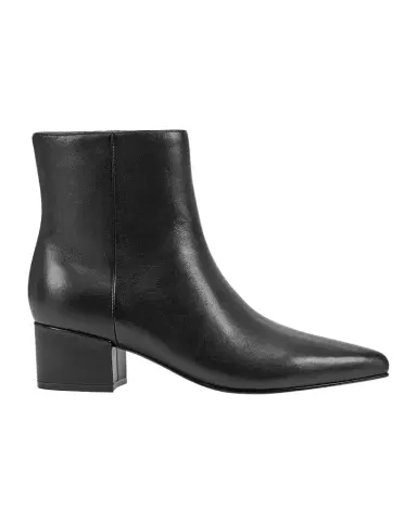 Marc Fisher LTD Leonna Leather Block-Heel Ankle Booties | Thumbnail 1 Marc Fisher LTD Leonna Leather Block-Heel Ankle Booties | Thumbnail 1