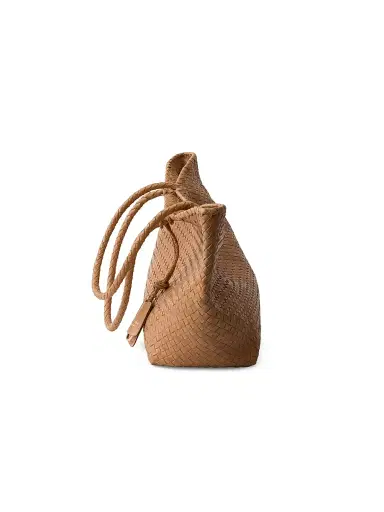 Prada Women's Large Leather Tote Bag - Beige Khaki | Thumbnail 6