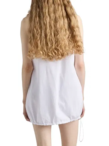 Prada Women's Reversible Cotton Jersey and Re-Nylon Mini-Dress - White - Size Large | Thumbnail 3 Prada Women's Reversible Cotton Jersey and Re-Nylon Mini-Dress - White - Size Large | Thumbnail 3