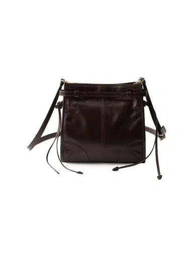 Prada Women's Bonnie Leather Mini Shoulder Bag - Brown | Thumbnail 3 Prada Women's Bonnie Leather Mini Shoulder Bag - Brown | Thumbnail 3