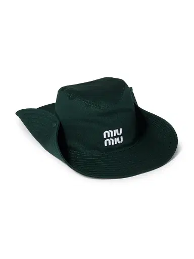 Miu Miu Women's Drill Cowboy Hat | Thumbnail 1