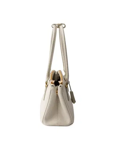 Prada Women's Galleria Medium Saffiano Leather Top Handle Bag - Beige Khaki | Thumbnail 6