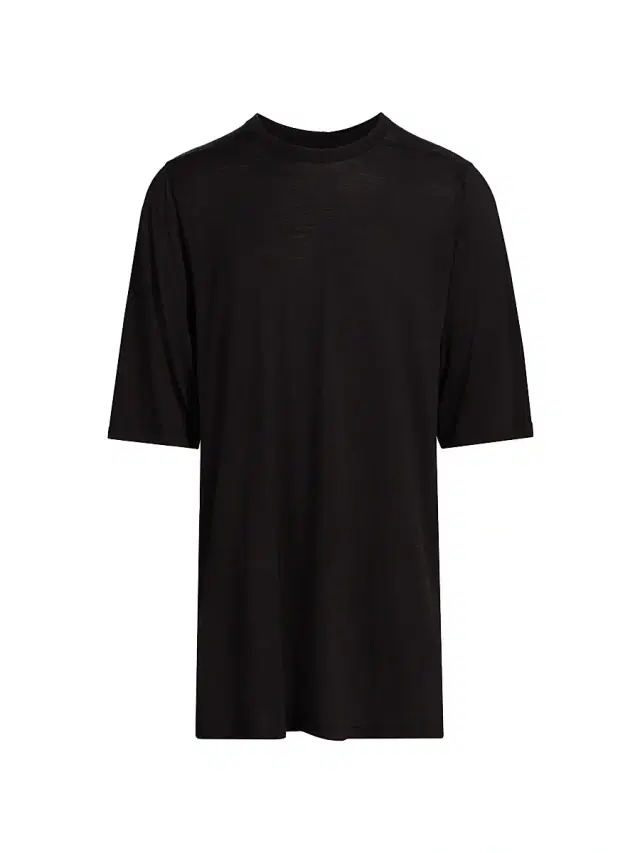 Rick Owens Men's Oversized Cotton T-Shirt - Black