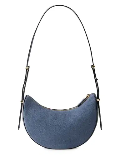 Prada Women's Arqué Small Nubuck Leather Shoulder Bag - Blue | Thumbnail 5