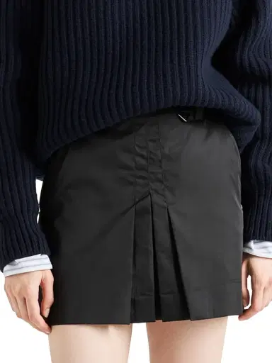 Prada Women's Re-Nylon Mini Skirt | Thumbnail 2 Prada Women's Re-Nylon Mini Skirt | Thumbnail 2