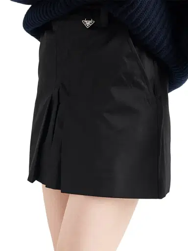 Prada Women's Re-Nylon Mini Skirt | Thumbnail 5 Prada Women's Re-Nylon Mini Skirt | Thumbnail 5