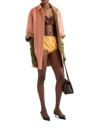 Prada Women's Old Piqué Coat - Orange - Size 2 | Thumbnail 7 Prada Women's Old Piqué Coat - Orange - Size 2 | Thumbnail 7