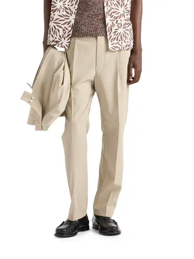 Prada Men's Cotton Pants - Beige Khaki - Size 32 | Thumbnail 2