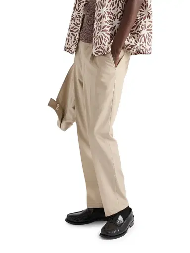 Prada Men's Cotton Pants - Beige Khaki - Size 32 | Thumbnail 3