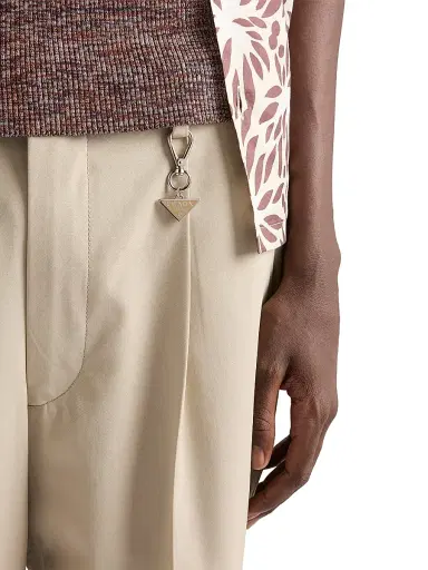 Prada Men's Cotton Pants - Beige Khaki - Size 32 | Thumbnail 5