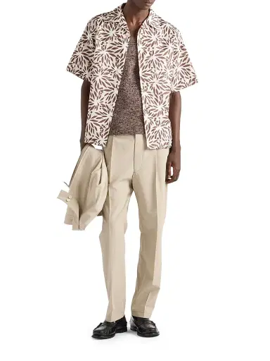 Prada Men's Cotton Pants - Beige Khaki - Size 32 | Thumbnail 6