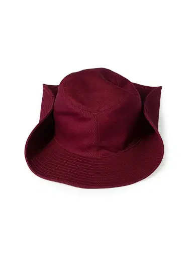 Miu Miu Women's Drill Cowboy Hat - Dark Red - Size Small | Thumbnail 2