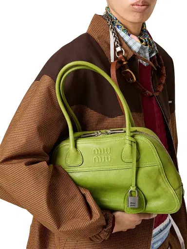 Miu Miu Women's Vivant Leather Top Handle Bag | Thumbnail 2 Miu Miu Women's Vivant Leather Top Handle Bag | Thumbnail 2