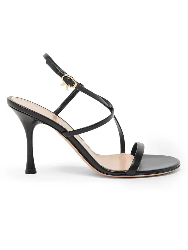 Gianvito Rossi Women's Glove 85MM Leather Slingback Sandals - Black
