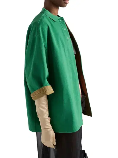 Prada Women's Old Piqué Blouson Jacket | Thumbnail 4