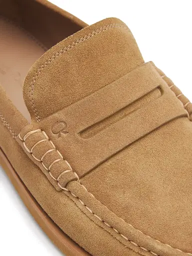 Gianvito Rossi Men's Suede Penny Loafers | Thumbnail 5 Gianvito Rossi Men's Suede Penny Loafers | Thumbnail 5