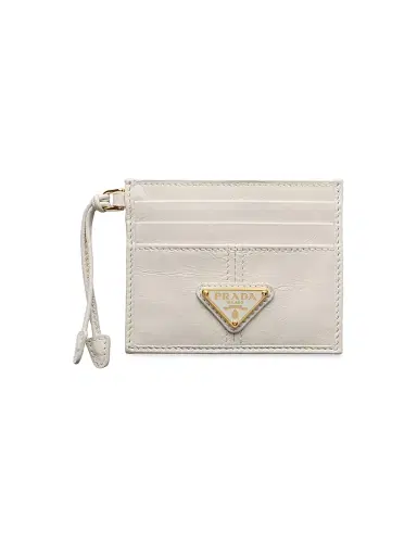 Prada Women's Leather Card Holder | Thumbnail 1 Prada Women's Leather Card Holder | Thumbnail 1